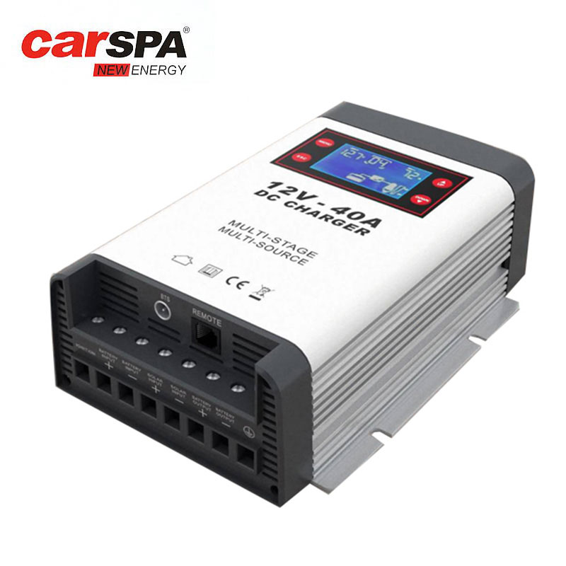 PBC1212-40-DC12V To DC12V 40A Battery Charger Charged By PV, Motor, Battery