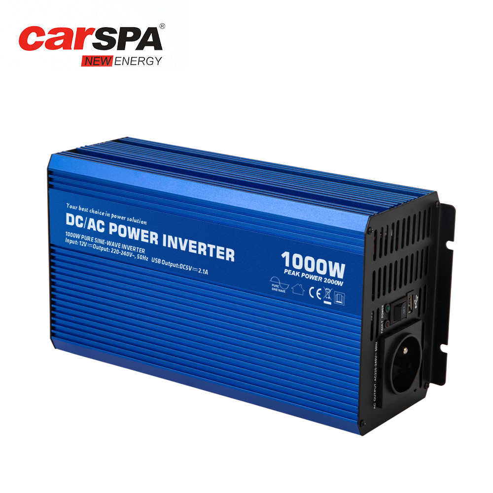 1000W Power Inverter Pure Sine Wave Inverter 12V DC 110V AC LCD
