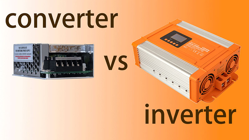 What is difference between inverter and converter