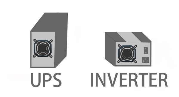 What is the difference between UPS and inverter